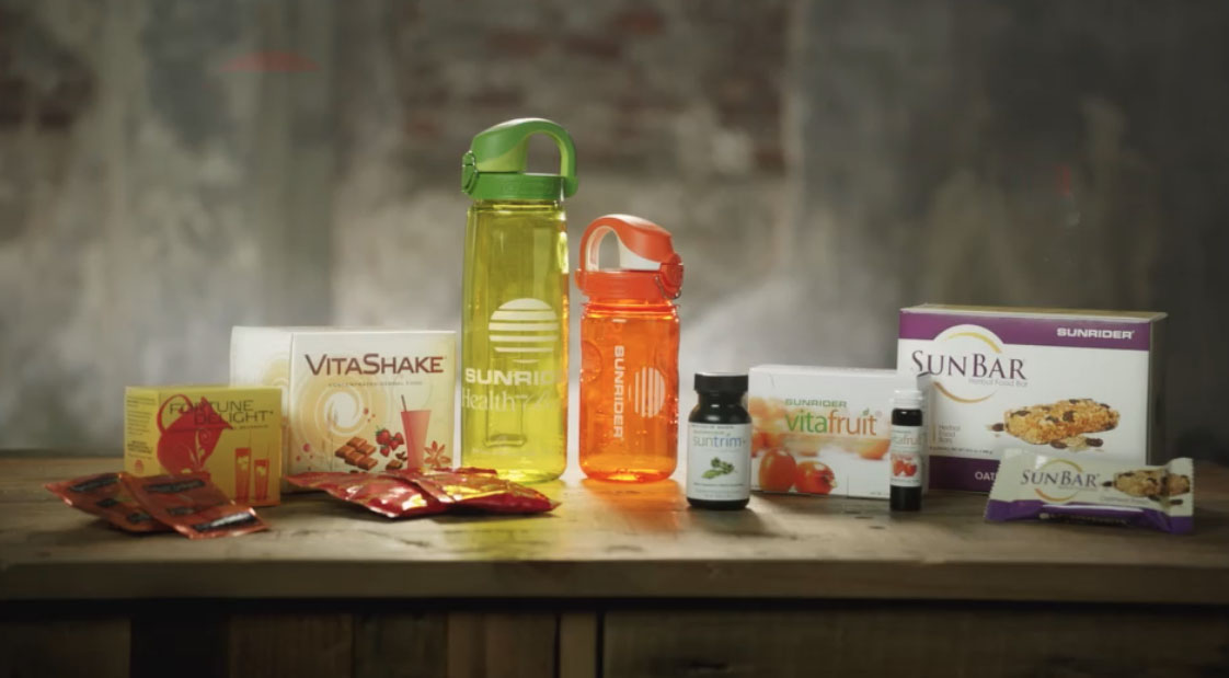 Nutritional foods lined up as part of food and beverage photo shoot by Product Pop