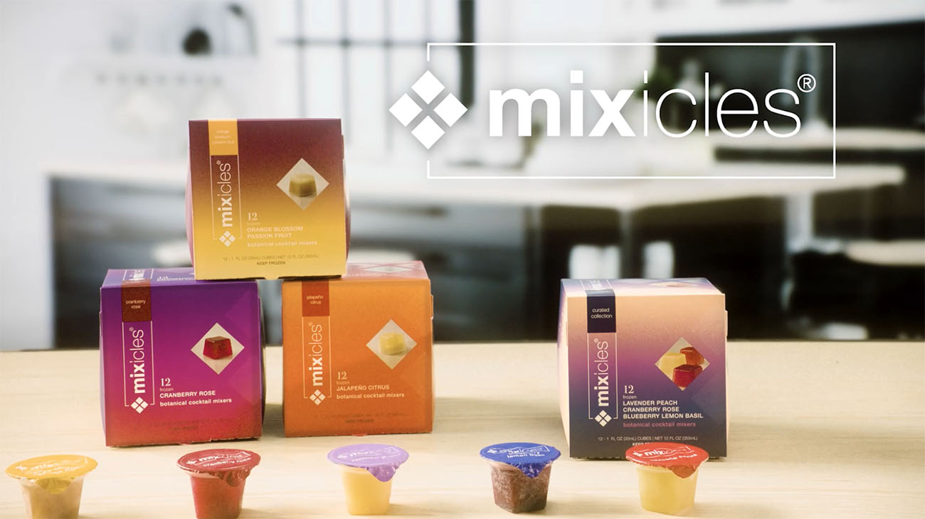 Mixicles drinks as part of Product Pop beverage photo shoot